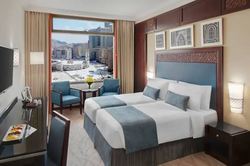 Chambre avec vue sur le Haram à l’Anjum Hotel Makkah